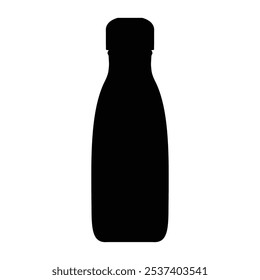 Stainless Steel Water Bottle silhouette vector illustration