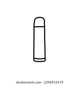 Stainless thermos line modern simple logo