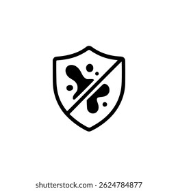 Stainproof icon or Stainproof label vector isolated. Simple Stainproof icon vector for your product high quality.