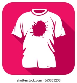 Stains On T-shirt Flat Icon 