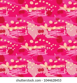 Stains and paint seamless pattern. Authentic design for digital and print media.