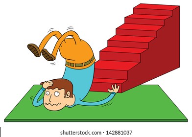 stair accident