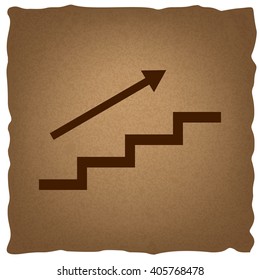 Stair with arrow