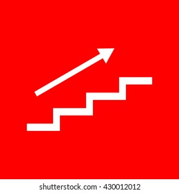 Stair with arrow
