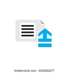 Stair Document Logo Icon Design