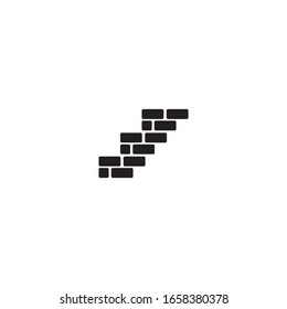 Stair icon logo design icon vector illustration template