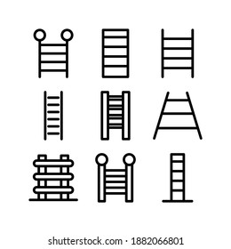 Stair icon or logo isolated sign symbol vector illustration - Collection of high quality black style vector icons
