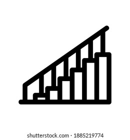 stair icon or logo isolated sign symbol vector illustration - high quality black style vector icons
