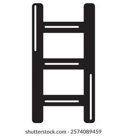 Stair icon vector design. portable ladder icon