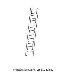 Stair icon vector illustration on white background.