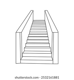ícone de escada vetor ilustração símbolo design