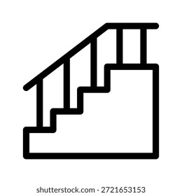 Entwurfsgrafik für Vektorsymbol für Treppensymbole