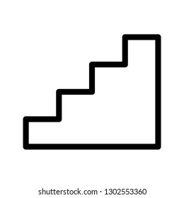 stair line icon