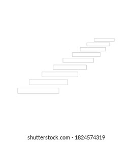 Stair logo stock illutration design