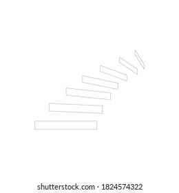 Stair logo stock illutration design