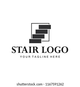 stair logo vector design template