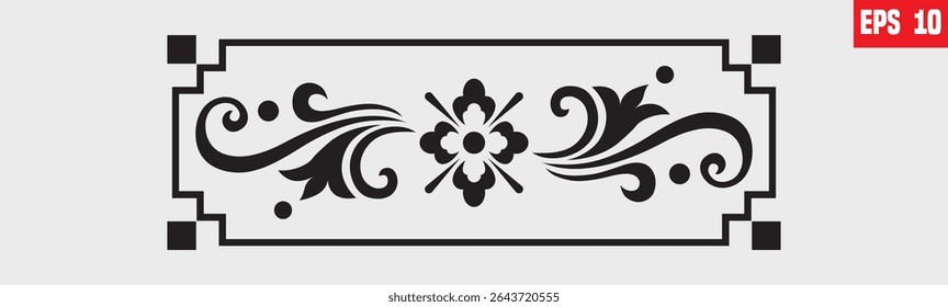 Projeto de espelho de corrimão de escada, revestimento decorativo design espelho exterior, ilustração vetorial isolado no fundo branco 