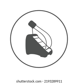 Stair steppers machines gym icon | Circle version icon |