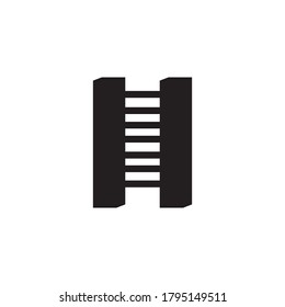 plantilla de icono de ilustración de diseño vectorial stair
