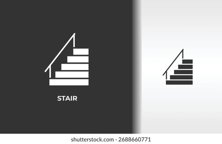 Vector De Escalera, Icono O Logotipo Ilustración De Símbolo Aislado