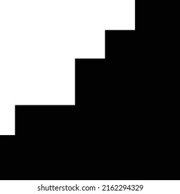stair Vector illustration on a transparent background. Premium quality symmbols. Glyphs vector icons for concept and graphic design.