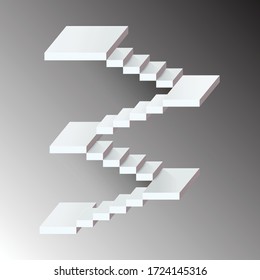 staircase background design for business vector graphic.