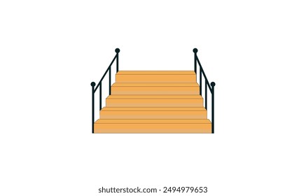 Staircase decoration vector illustration design. 