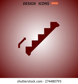 staircase. icon. vector design