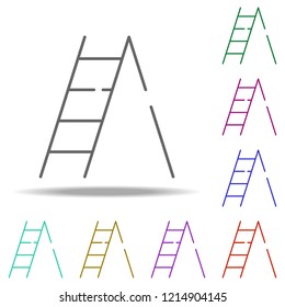 staircase, sunrise icon. Elements of construction in multi color style icons. Simple icon for websites, web design, mobile app, info graphics