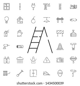 staircase, sunrise icon. Universal set of construction for website design and development, app development