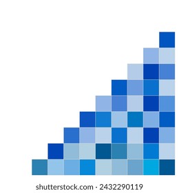 Staircase in Various Shades of Blue: Elevate Your Space with Artful Décor