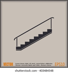 staircase vector icon