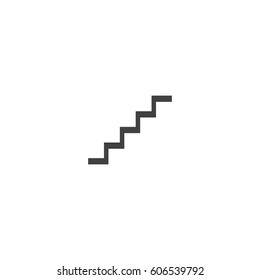 Staircase Vector Icon.