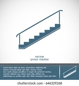 staircase vector icon