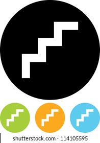 Staircase - Vector icon isolated