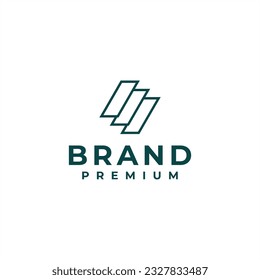 stairs abstract logo design vector