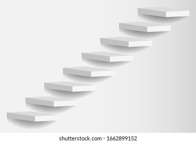 Stairs background silhouette step white