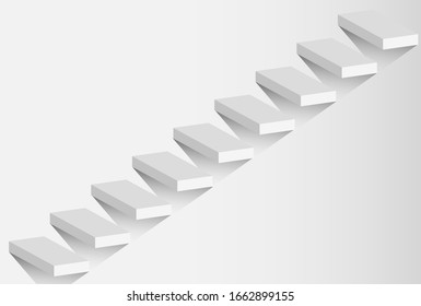 Stairs background silhouette step white