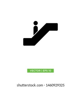 stairs flat icon vector illustration
