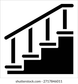 Elemento Ícone De Escadas Para Design