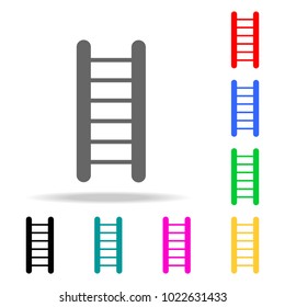 stairs icon. Element firefighters multi colored icons for mobile concept and web apps. Icon for website design and development, app development. Premium icon on white background