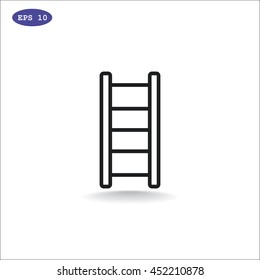  stairs icon Flat.