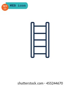  stairs icon Flat.
