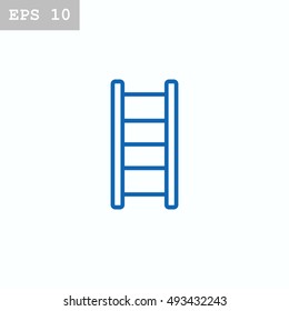  stairs icon Flat.