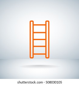  stairs icon Flat.