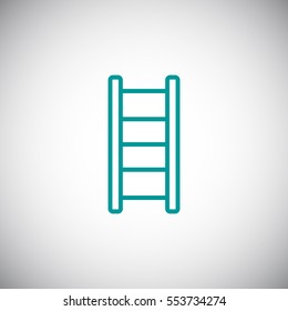  stairs icon Flat.