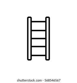  stairs icon Flat.