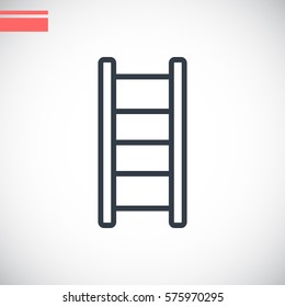  stairs icon Flat.