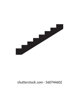 stairs icon illustration isolated vector sign symbol