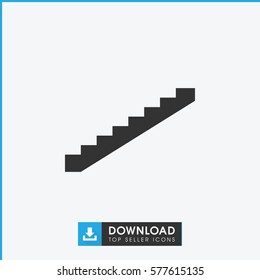 stairs icon illustration isolated vector sign symbol